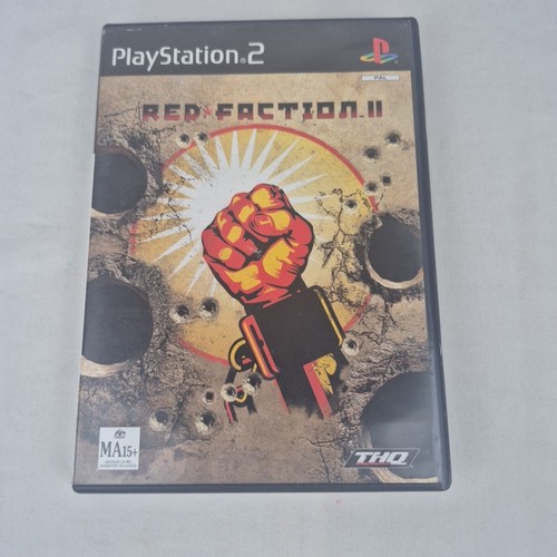 Red Faction II (2002) PlayStation 2 box