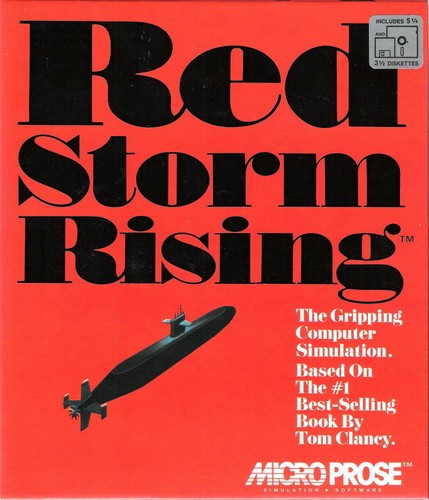 Red Storm Rising (1988) DOS box