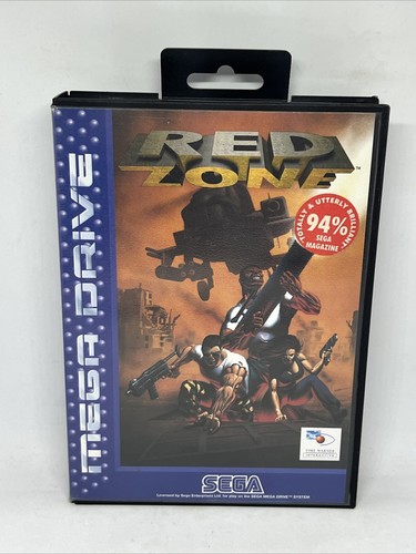 Red Zone (1994) Mega Drive box