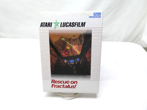 Rescue on Fractalus! (1984) Atari 5200 box