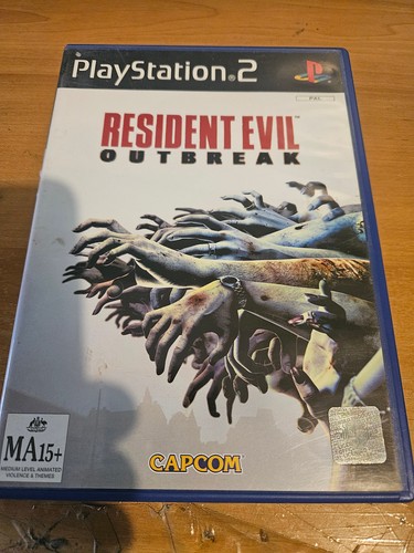 Resident Evil Outbreak (2003) PlayStation 2 box
