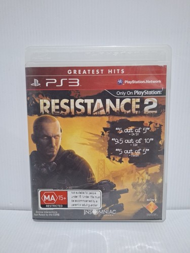 Resistance 2 (2008) PlayStation 3 box