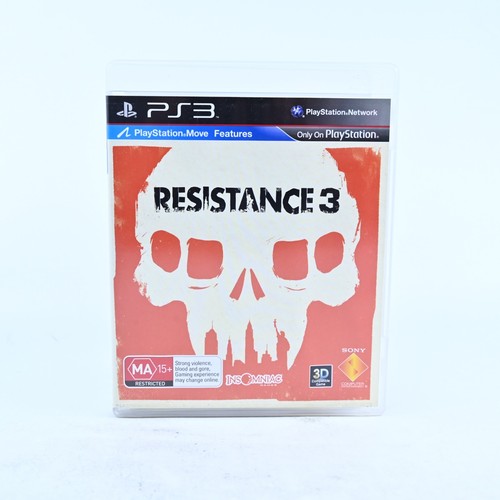 Resistance 3 (2011) PlayStation 3 box