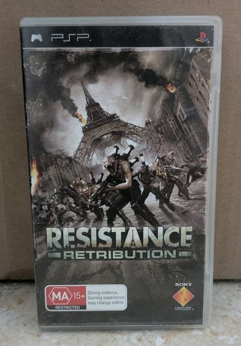 Resistance: Retribution (2009) PlayStation Portable box