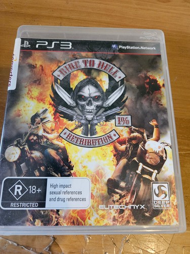Ride to Hell: Retribution (2013) PlayStation 3 box