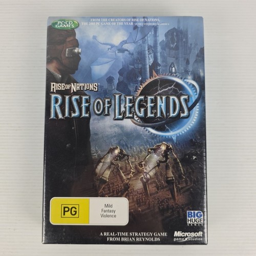 Rise of Nations: Rise of Legends (2006) Windows box