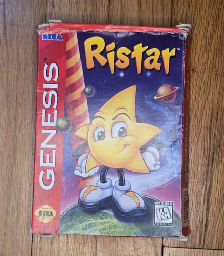 Ristar (1995) Mega Drive box