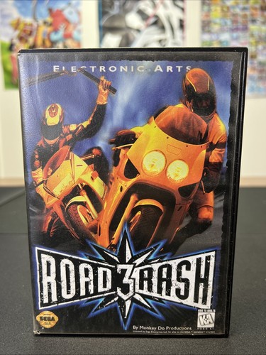 Road Rash 3 (1995) Mega Drive box