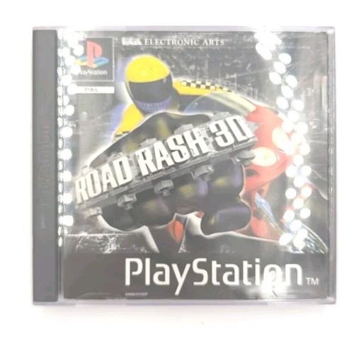 Road Rash 3D (1998) PlayStation box