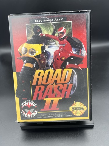 Road Rash II (1993) Mega Drive box