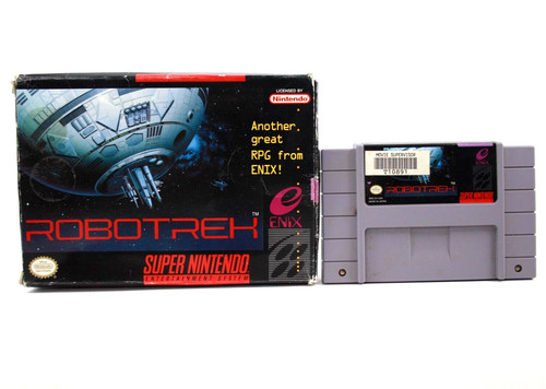 Robotrek (1994) SNES box