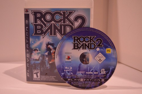 Rock Band 2 (2008) PlayStation 2 box
