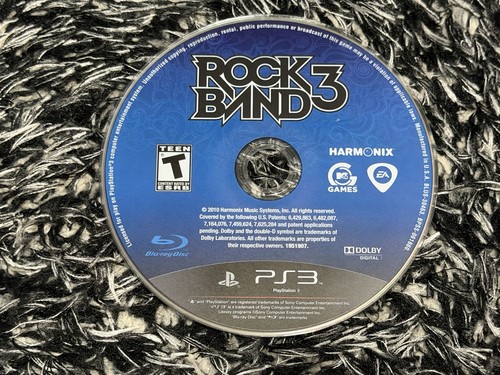Rock Band 3 (2010) PlayStation 3 box
