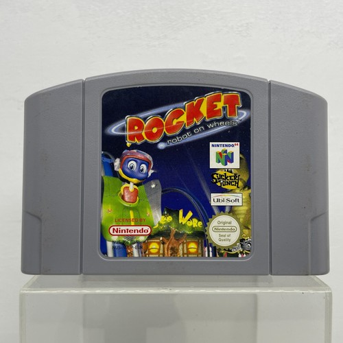 Rocket: Robot on Wheels (1999) Nintendo 64 box