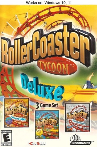 RollerCoaster Tycoon (1999) Windows box