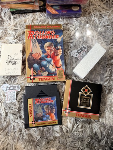 Rolling Thunder (1986) Arcade box