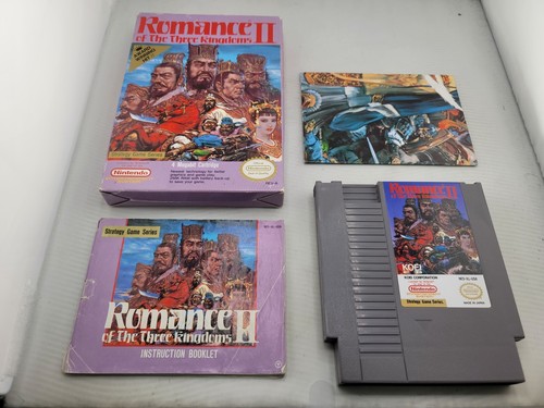 Romance of the Three Kingdoms II (1989) NES box