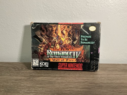 Romance of the Three Kingdoms IV: Wall of Fire (1994) Sega 32X box