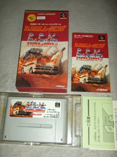 RPM Racing (1992) SNES box