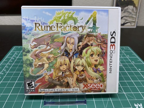 Rune Factory 4 (2012) Nintendo 3DS box