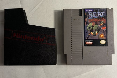 S.C.A.T.: Special Cybernetic Attack Team (1990) NES box
