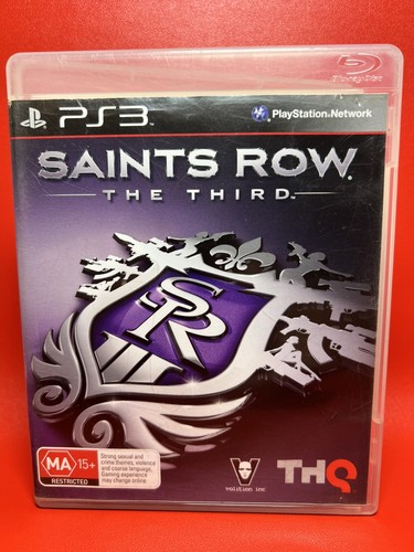 Saints Row: The Third (2011) PlayStation 3 box