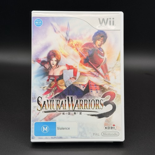 Samurai Warriors 3 (2009) Wii box
