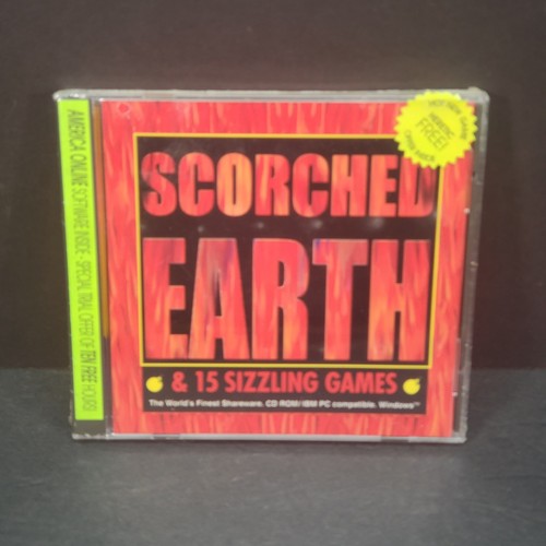 Scorched Earth (1991) DOS box