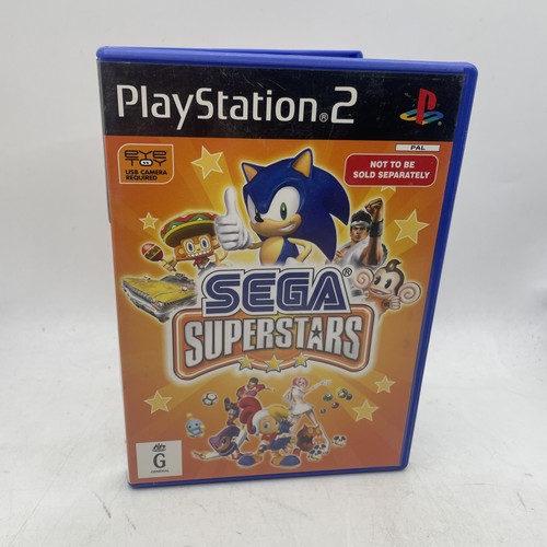 Sega Superstars (2004) PlayStation 2 box