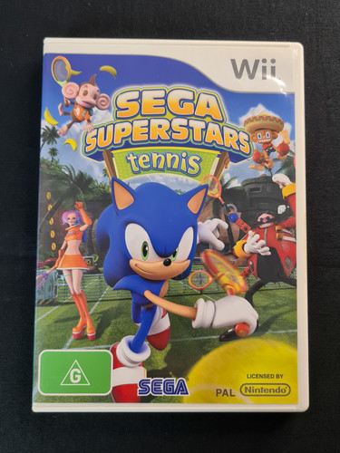 Sega Superstars Tennis (2008) Wii box