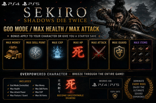 Sekiro: Shadows Die Twice (2019) PlayStation 4 box