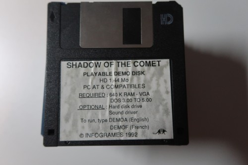 Shadow of the Comet (1993) DOS box