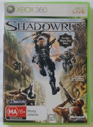 Shadowrun (2007) Xbox 360 box