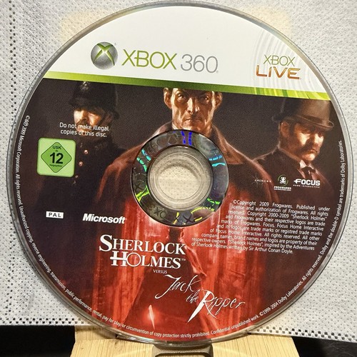 Sherlock Holmes Versus Jack the Ripper (2009) Xbox 360 box