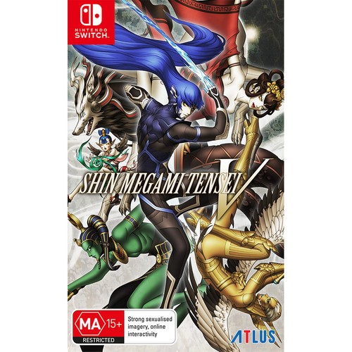 Shin Megami Tensei V (2021) Nintendo Switch box