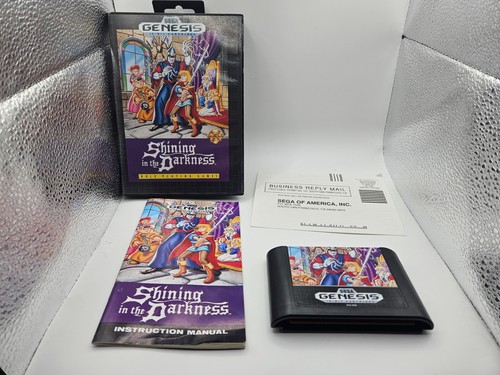 Shining in the Darkness (1991) Mega Drive box