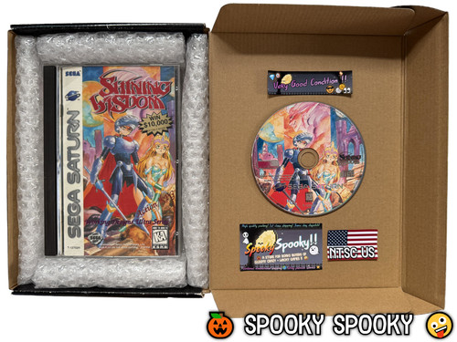 Shining Wisdom (1995) Sega Saturn box