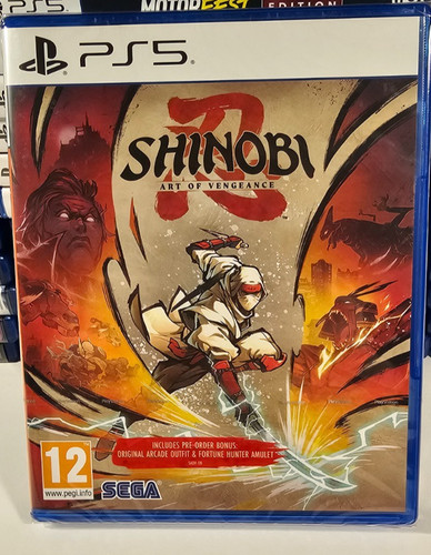 Shinobi: Art of Vengeance (2025) PlayStation 4 box