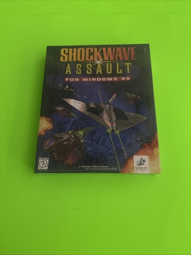 Shockwave Assault (1995) Windows box