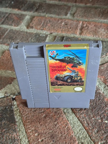 Silk Worm (1988) NES box