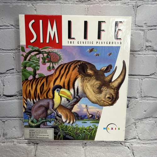 SimLife (1992) Mac box