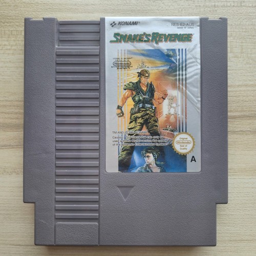 Snake's Revenge (1990) NES box