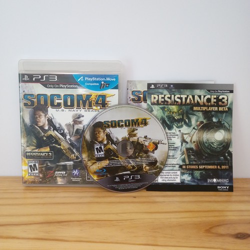 SOCOM 4 U.S. Navy SEALs (2011) PlayStation 3 box