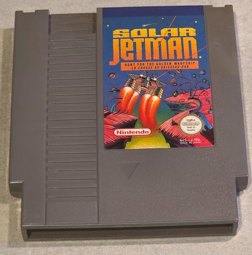 Solar Jetman (1990) NES box