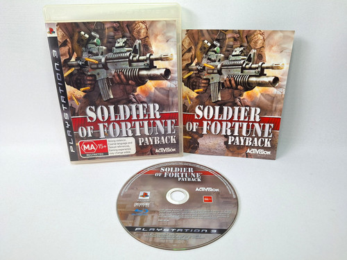 Soldier of Fortune: Payback (2007) PlayStation 3 box