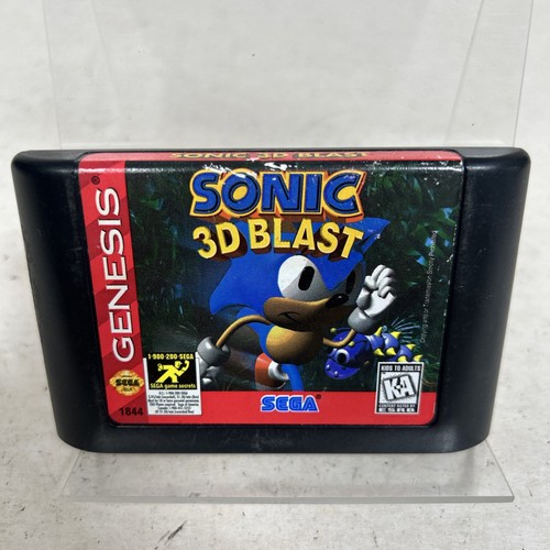 Sonic 3D Blast (1996) Mega Drive box
