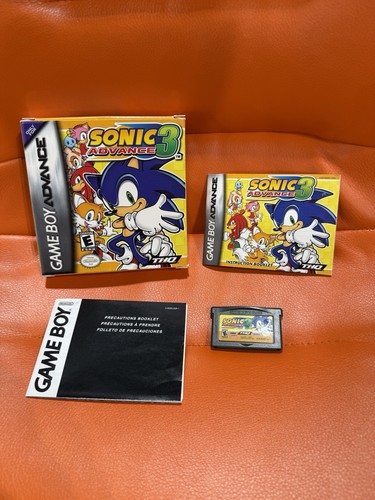 Sonic Advance 3 (2004) Wii U box