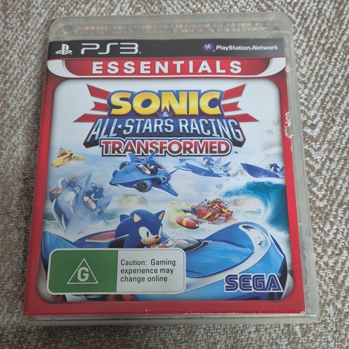 Sonic & All-Stars Racing Transformed (2012) Nintendo 3DS box