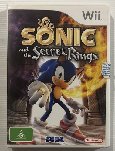 Sonic and the Secret Rings (2007) Wii box