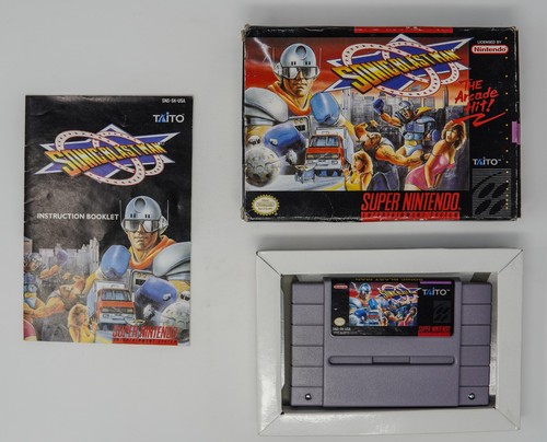 Sonic Blast Man (1992) SNES box